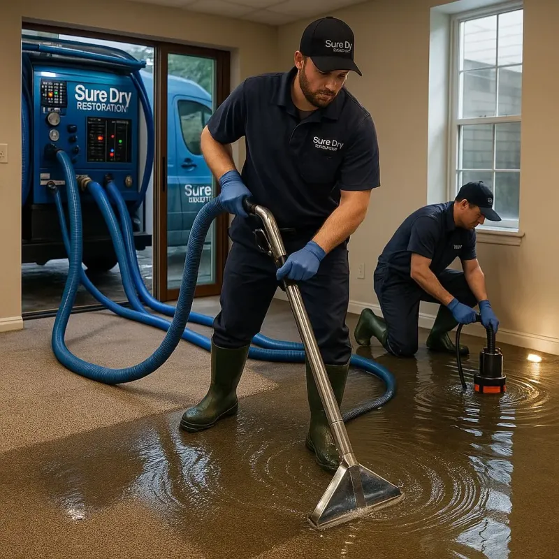 Water Extraction and Removal process in New Rockford, ND
